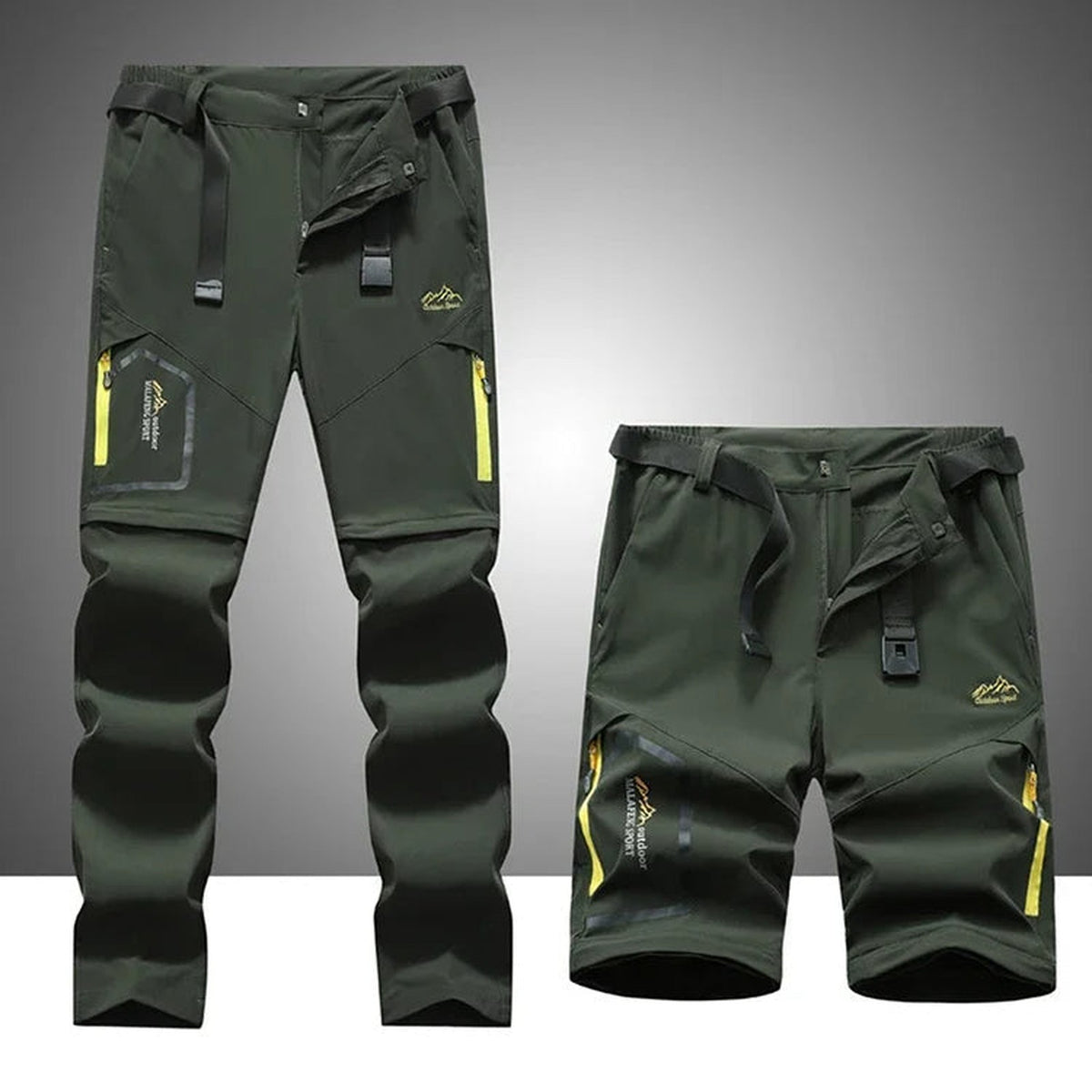 outdoorbroek – detail van de rand