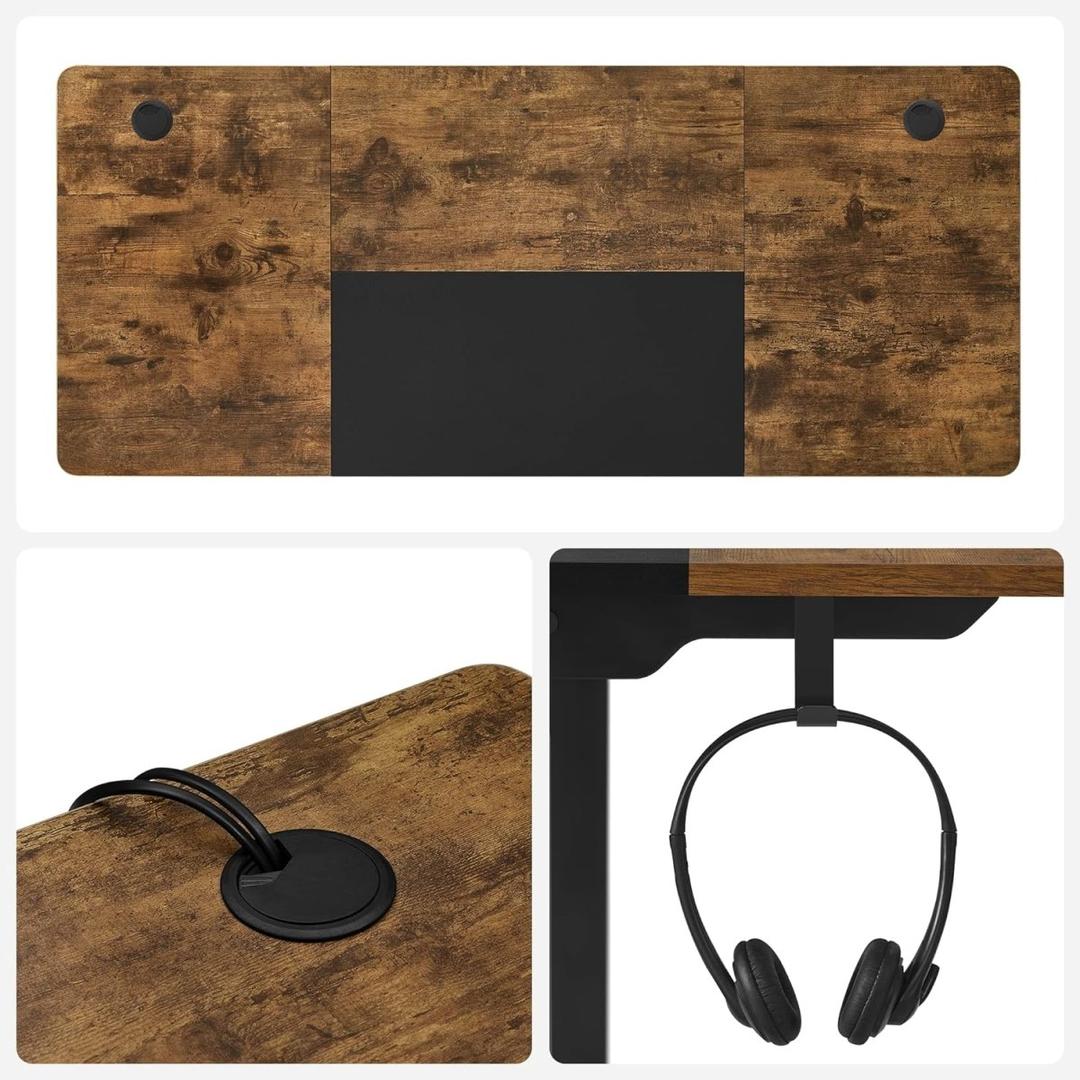 In hoogte verstelbaar bureau – elektrisch zit-sta – geschikt voor thuis of kantoor