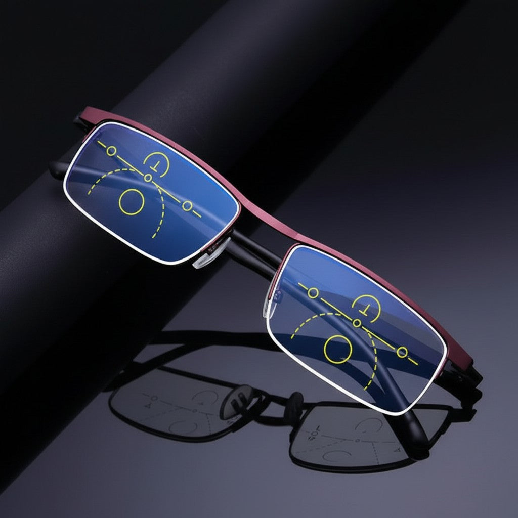 Isaasen product van high-quality, scratch-resistant lenses – detailfoto van de afwerking