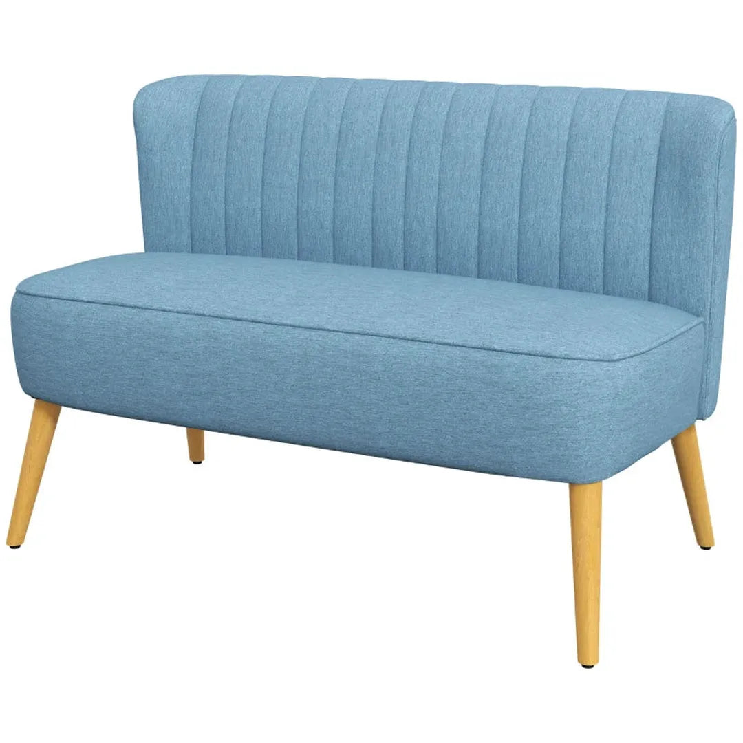 2-zits bank – zachte bekleding – onderhoudsvriendelijke stof – maximaal 150 kg – 117 x 56,5 x 77 cm