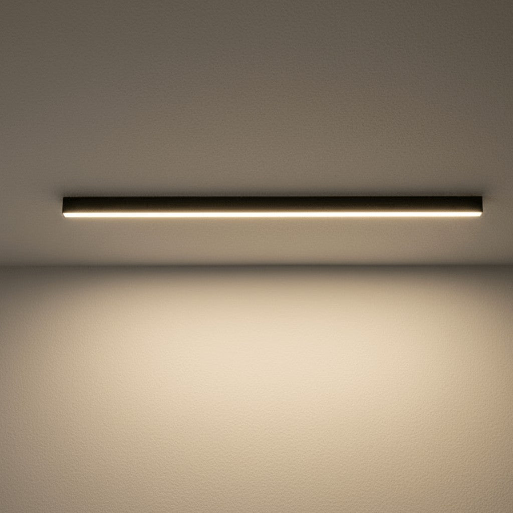 Kalora plafondlamp van aluminium en acryl glas – vooraanzicht
