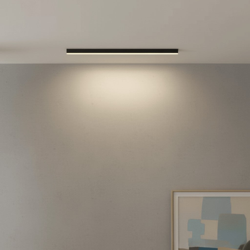 Kalora plafondlamp van aluminium en acryl glas – in een woonkamer