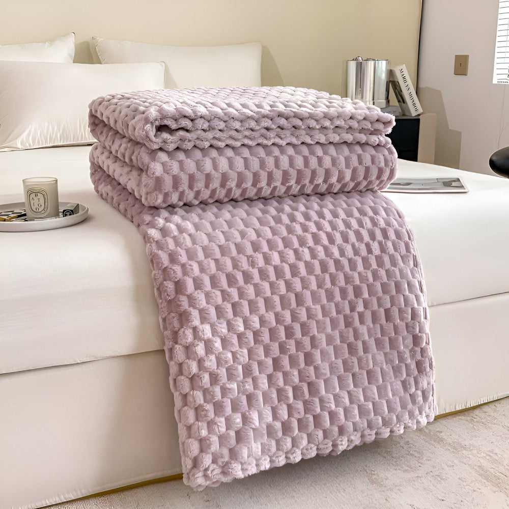 Meldra plaid van polyester – zijaanzicht