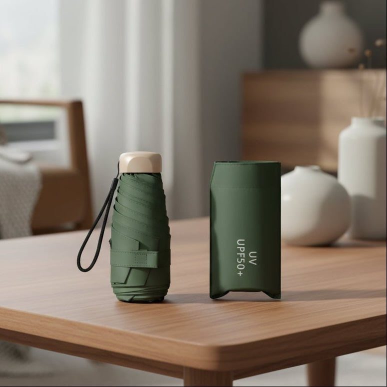 Merarvang product in groen van duurzaam, waterdicht vinyl – vooraanzicht