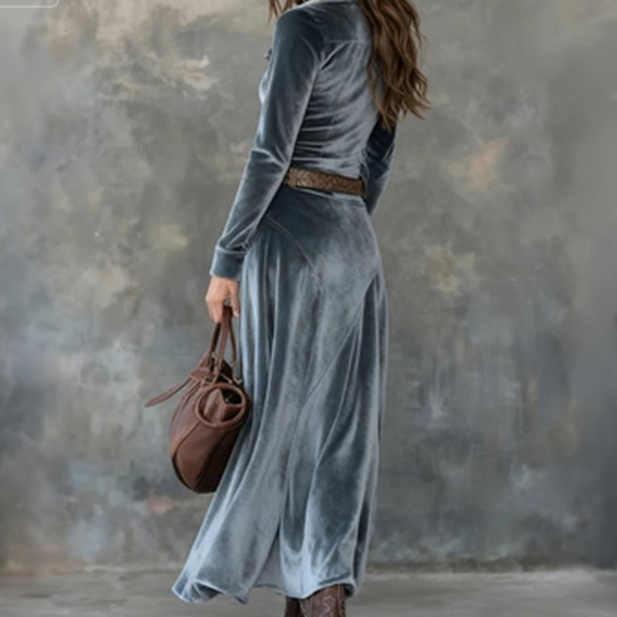 maxi-jurk – close-up