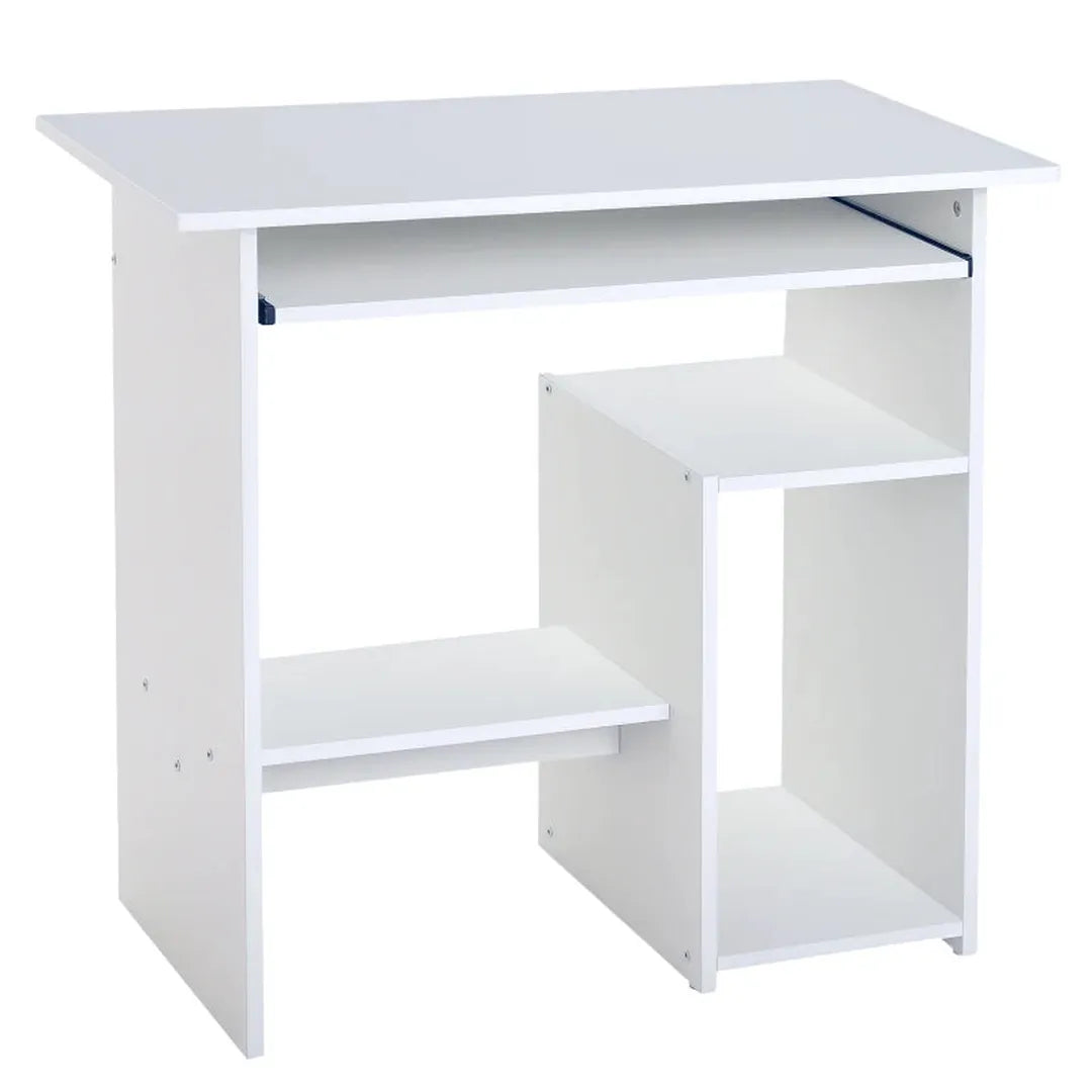Bureau wit – Compact computertafel 80x45x75 cm – PC tafel voor kantoor of studeerkamer