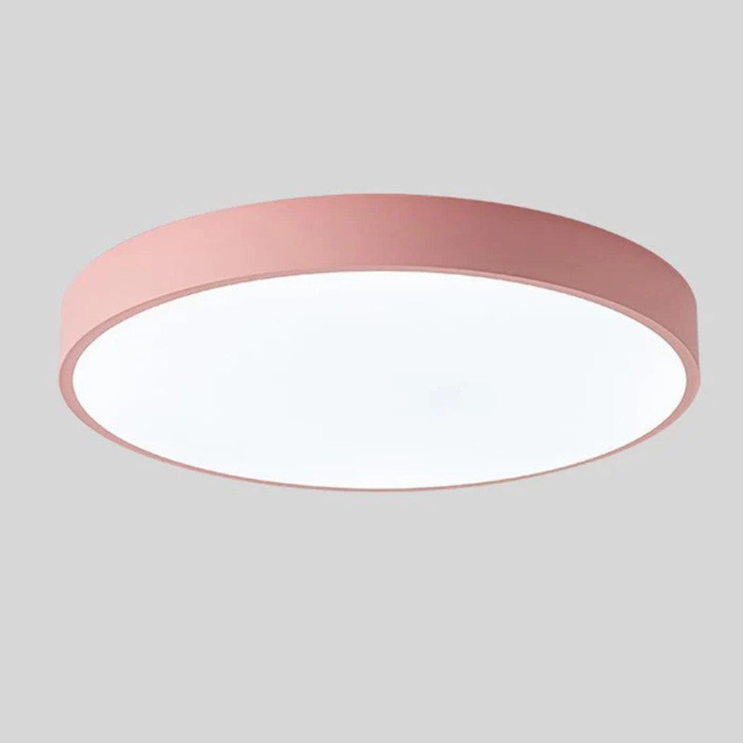 Naldra plafondlamp van hout, acryl – achteraanzicht