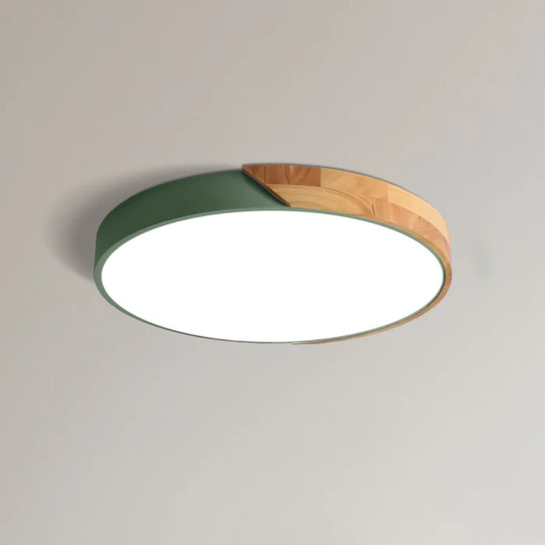 Naldra plafondlamp van hout, acryl – in gebruik (19)