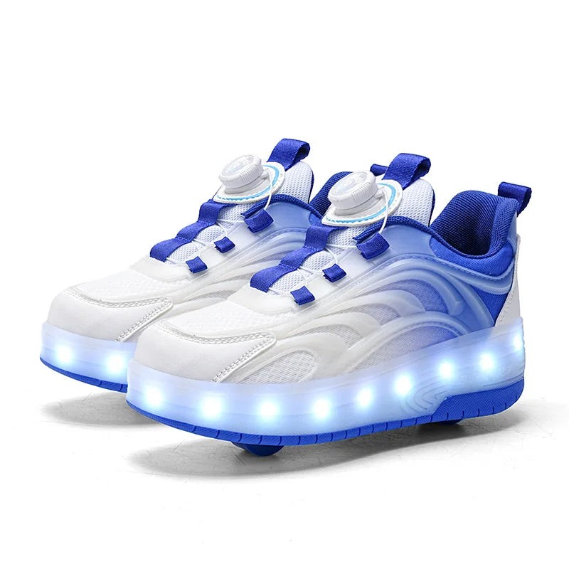 Nord2312 schoen van kunststof, textiel verlichte wielen met led-licht usb oplaadbaar voor gemak en duurzaamheid geschikt (7)