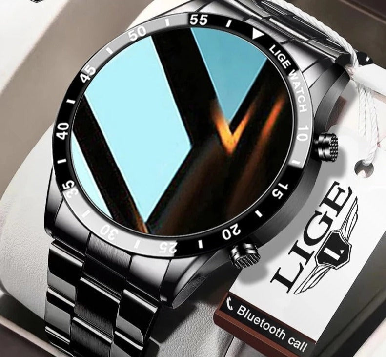 Nord3599 horloge van roestvrij staal en siliconen – vooraanzicht