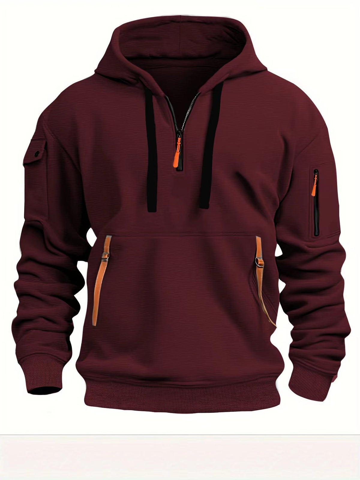 Nord3916 trui in bordeaux van 100% polyester – sfeerbeeld in huis