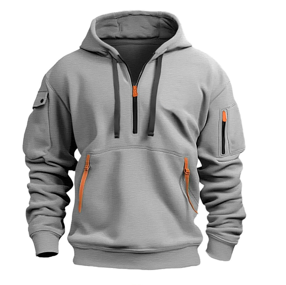 Nord3916 trui in grijs van 100% polyester – geplaatst in een interieur
