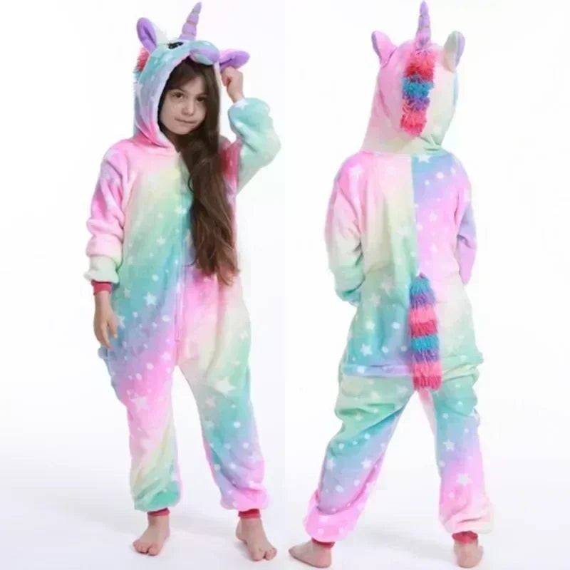 Nord6238 pyjamaset van fleece – vooraanzicht