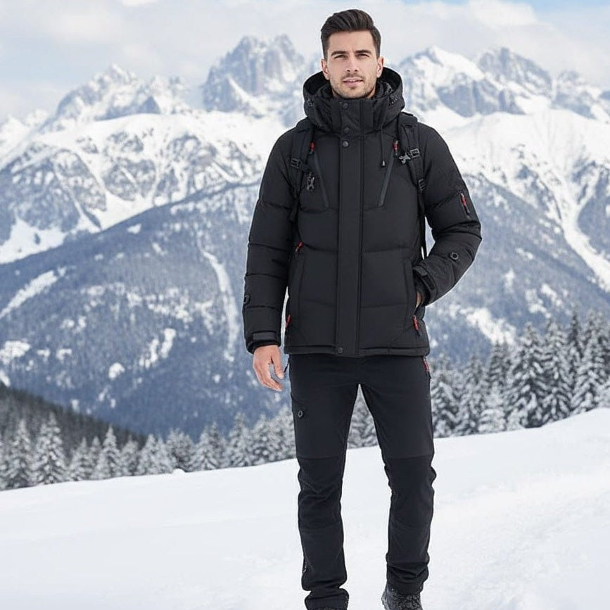 Nord763 jas in grijs van polyester outer layer + thermal inner lining – in een woonkamer