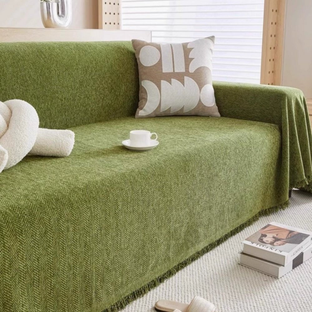 Nordal plaid in groen – vooraanzicht
