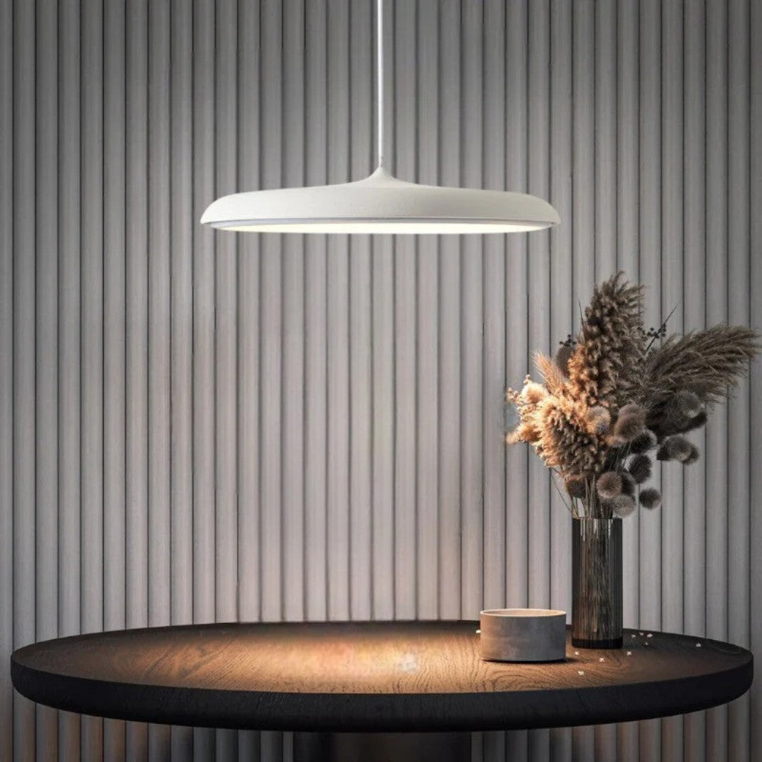 Norvik hanglamp van metaal, acryl – close-up van het materiaal