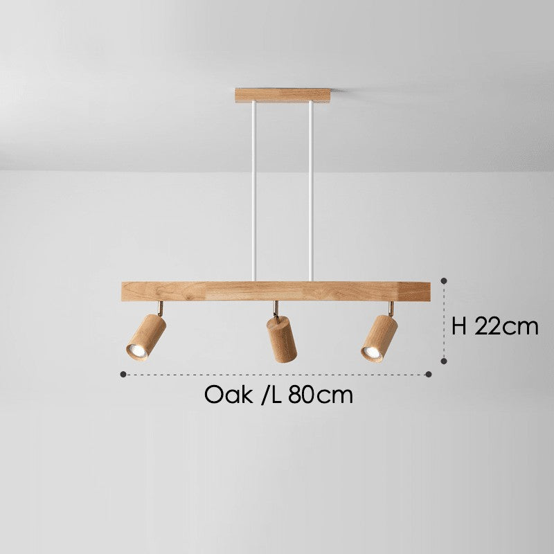 Odina plafondlamp van massief hout – detailfoto van de afwerking (15)