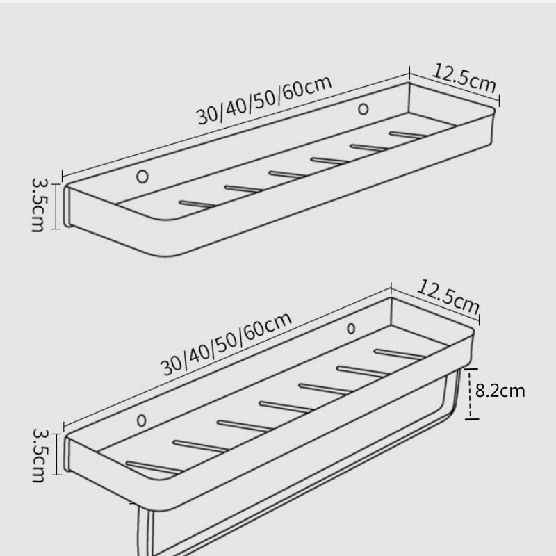 Orvela wandplank van hoogwaardig aluminium – in gebruik