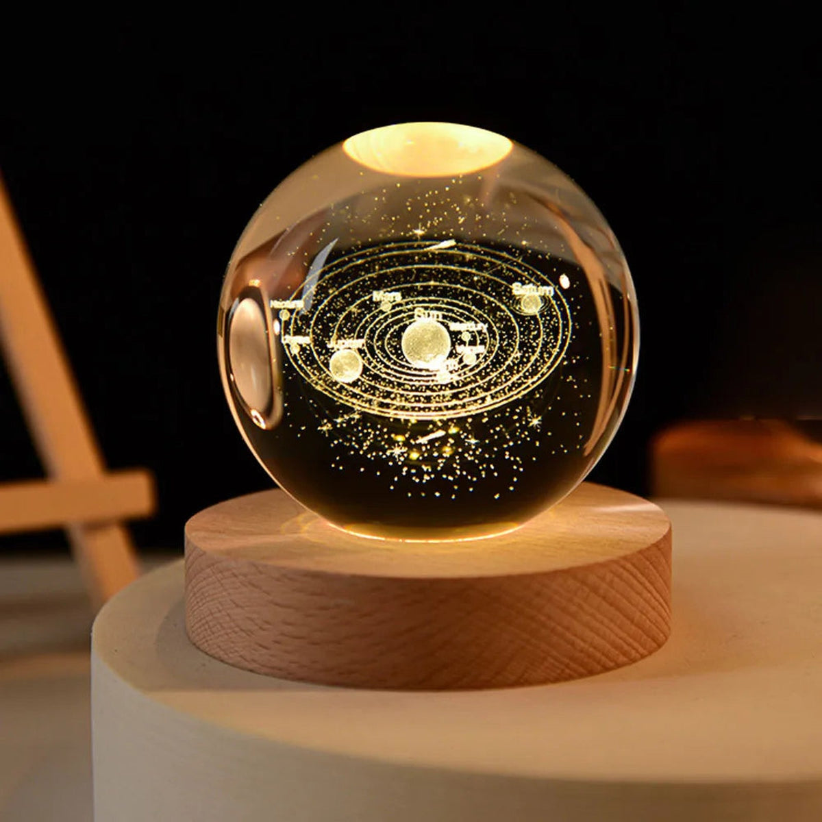 sfeerlamp – van bovenaf gezien