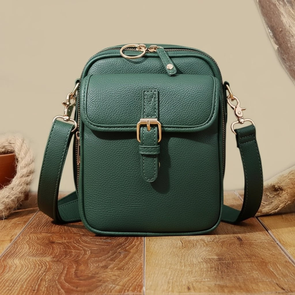 Rynaberg product in groen van high-quality, duurzaam fabric – detailfoto van de afwerking