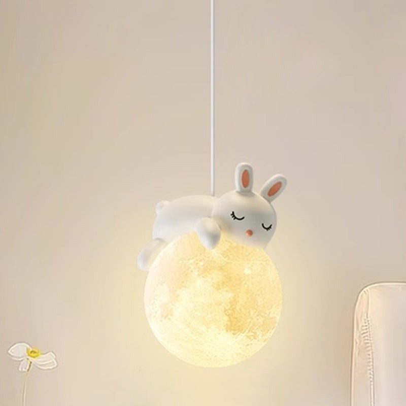 Salvik hanglamp van hardware, resin – zijaanzicht