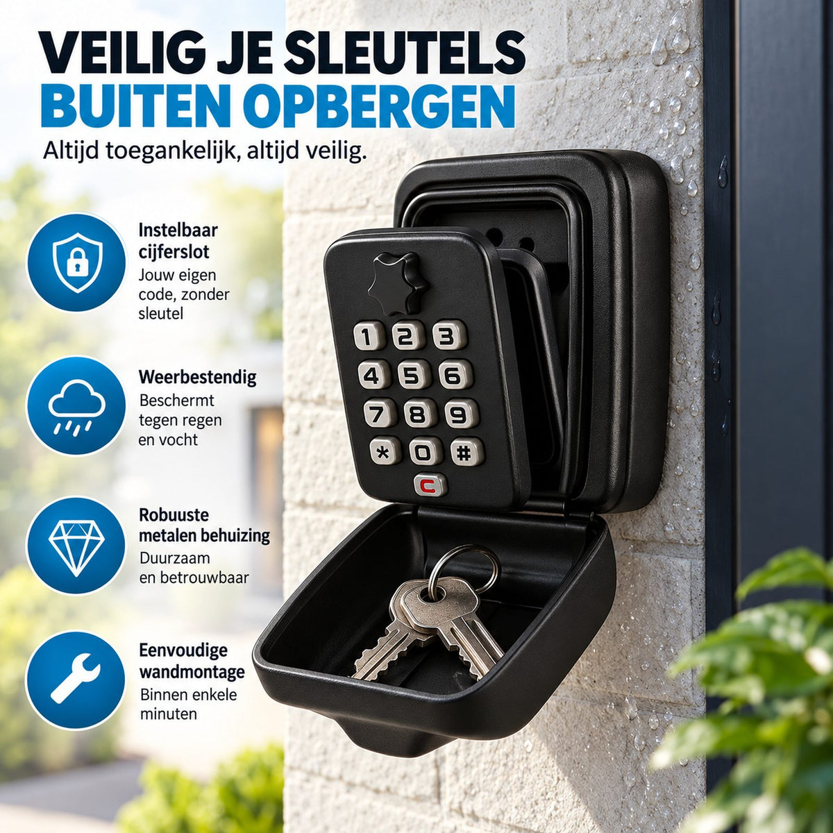 sleutelkastje van metaal – vooraanzicht (13)