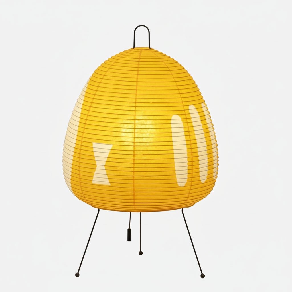 Soltra tafellamp van strijken stand + rice paper lamp body – zijaanzicht (16)