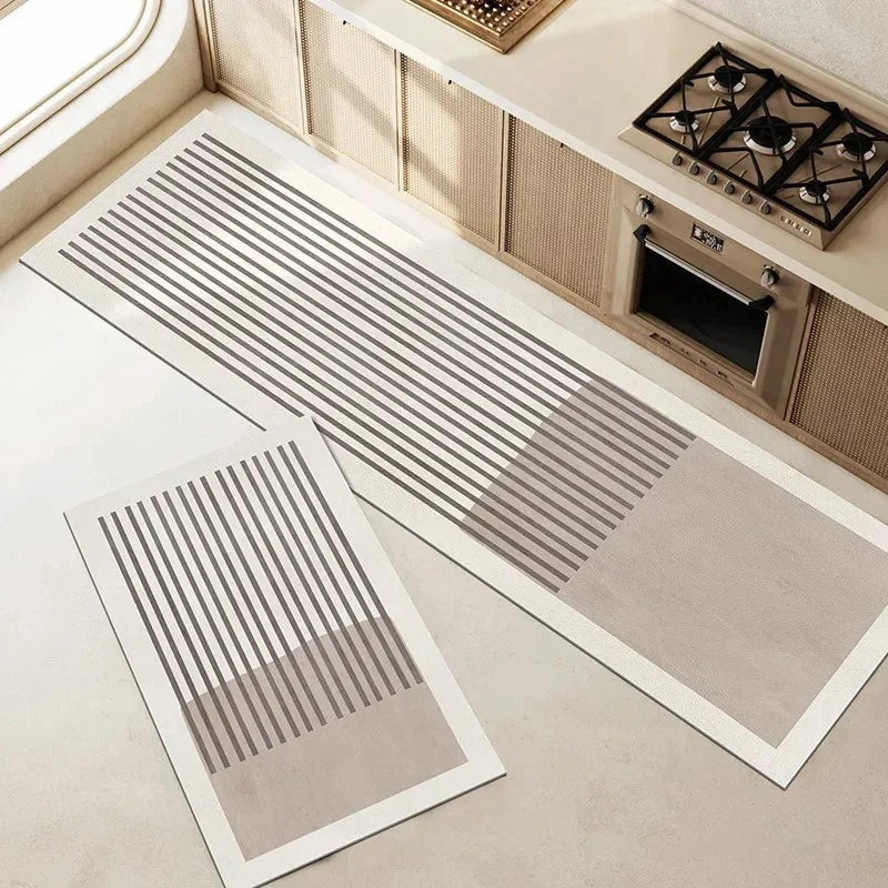 Solvei keukenmat van slijtvast, absorberend vezelmateriaal + antislip onderzijde – vooraanzicht