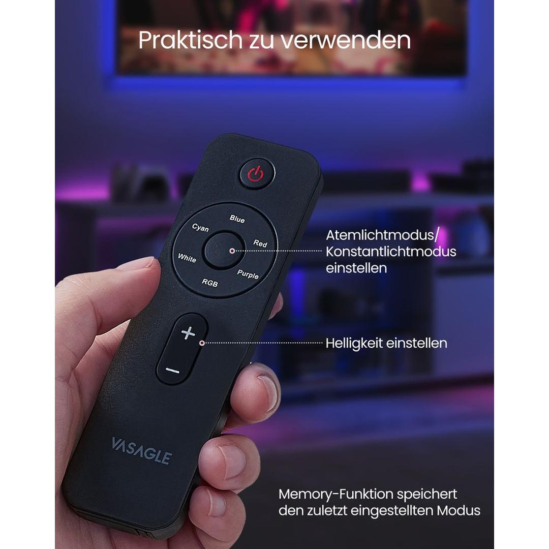 TV-Meubel met LED-Verlichting en Verstelbare Opbergvakken – Moderne Opbergkast voor Woonkamer