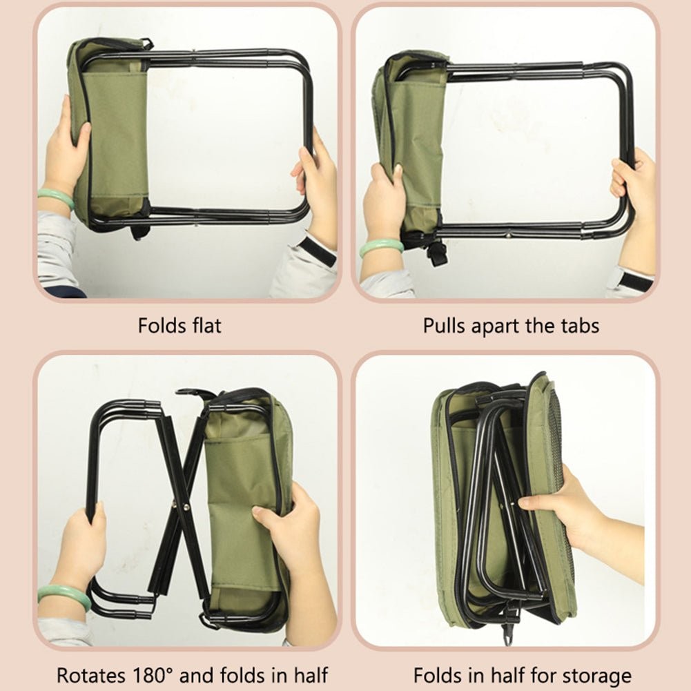 Ulviora rugzak van waterdicht fabric en carbon staal frame – in gebruik