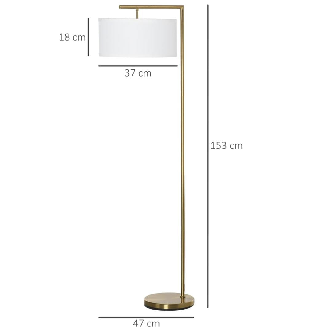 Staande lamp met E27 fitting – metalen frame – 150 cm hoog