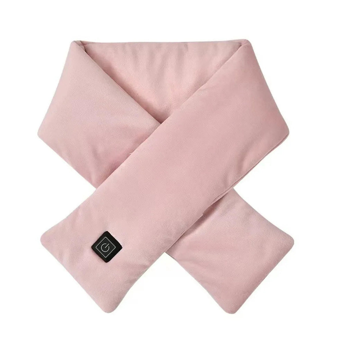 nekwarmer in roze – van bovenaf gezien