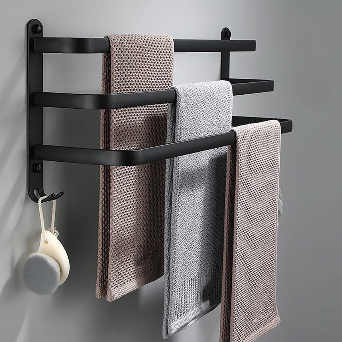 handdoekhouder van hoogwaardig aluminium – detailfoto van de afwerking (15)