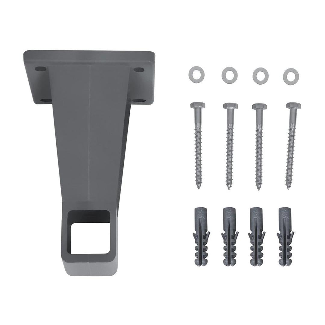 Wandhouder voor tuinscherm – wandmontage – staal – set van 2 stuks