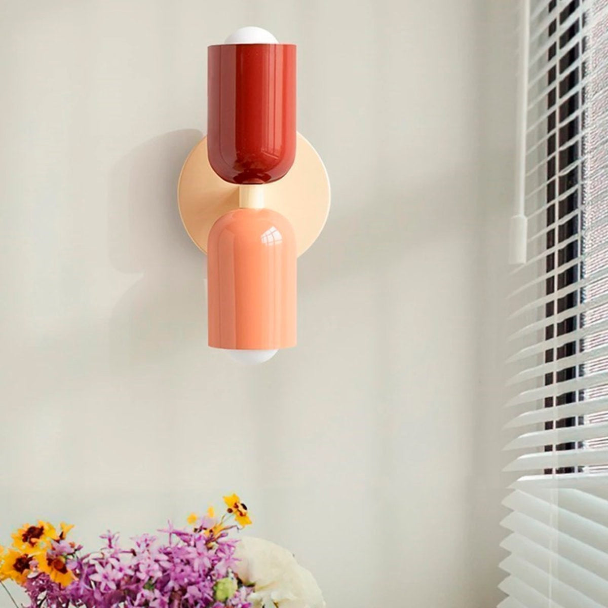 wandlamp – met de meegeleverde onderdelen