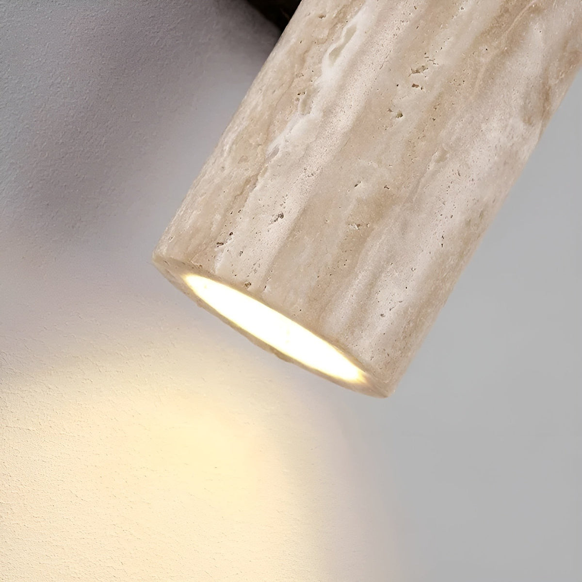wandlamp – detailfoto van de afwerking