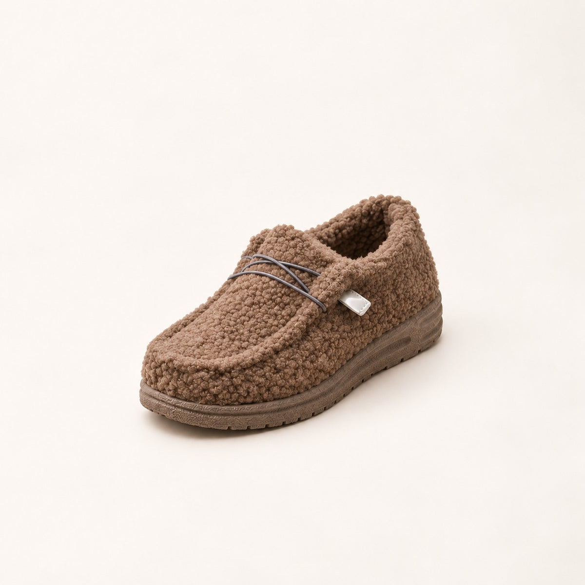 slippers in beige – zijaanzicht