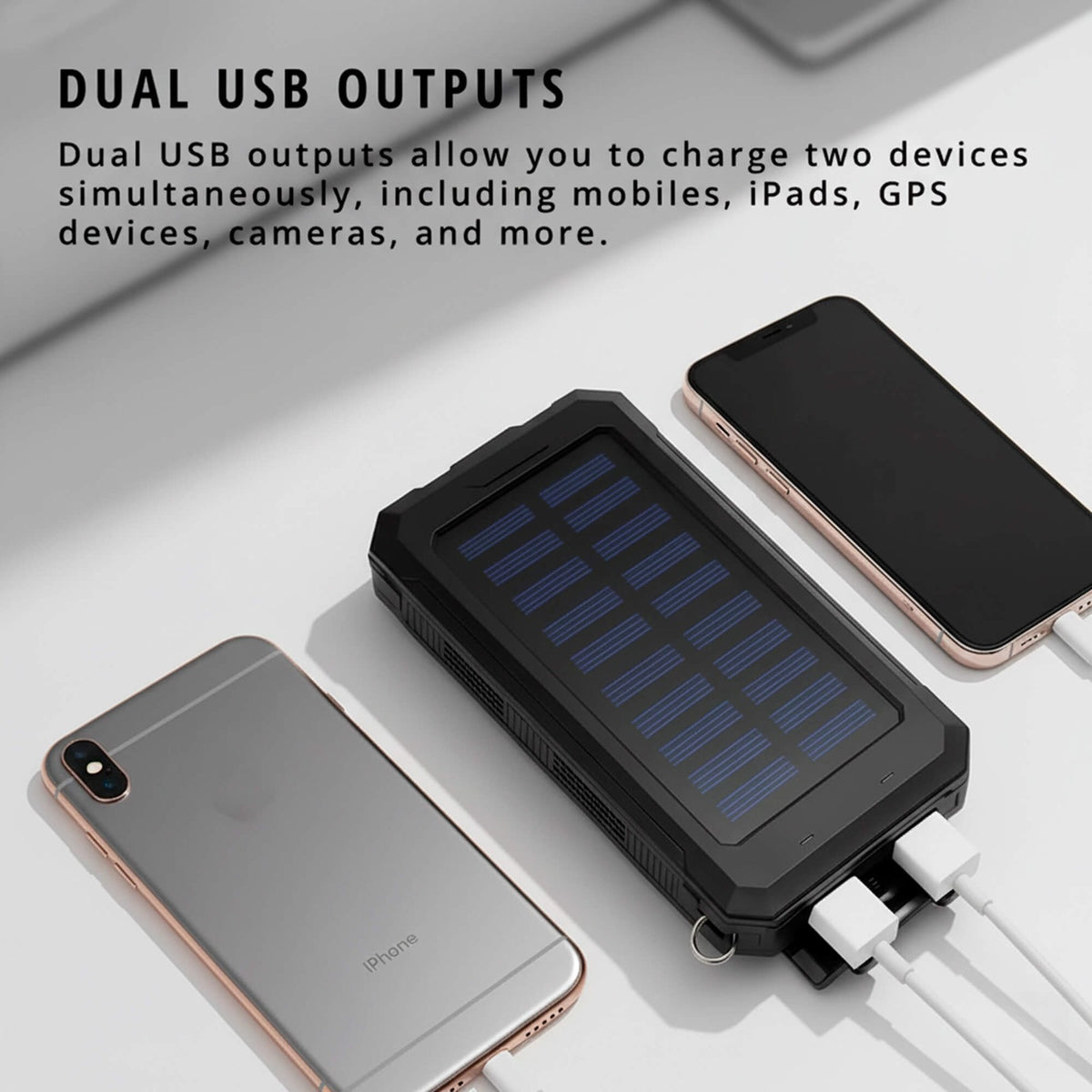 powerbank – schuin van voren