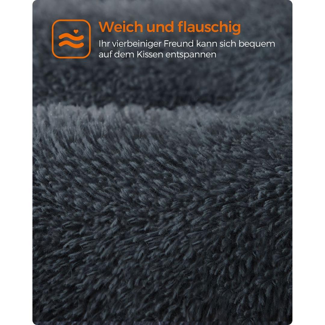 Hondenkussen 10 cm dik – pluche met antislip bodem – 80, 95, 110 of 122 cm – wasbaar