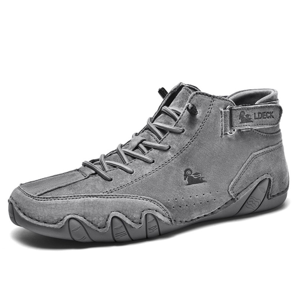 Zolda schoen in bruin van high-quality leer – zijaanzicht