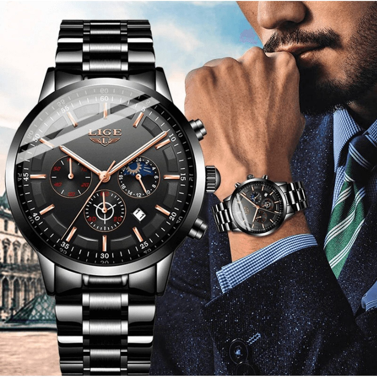 horloge – achteraanzicht