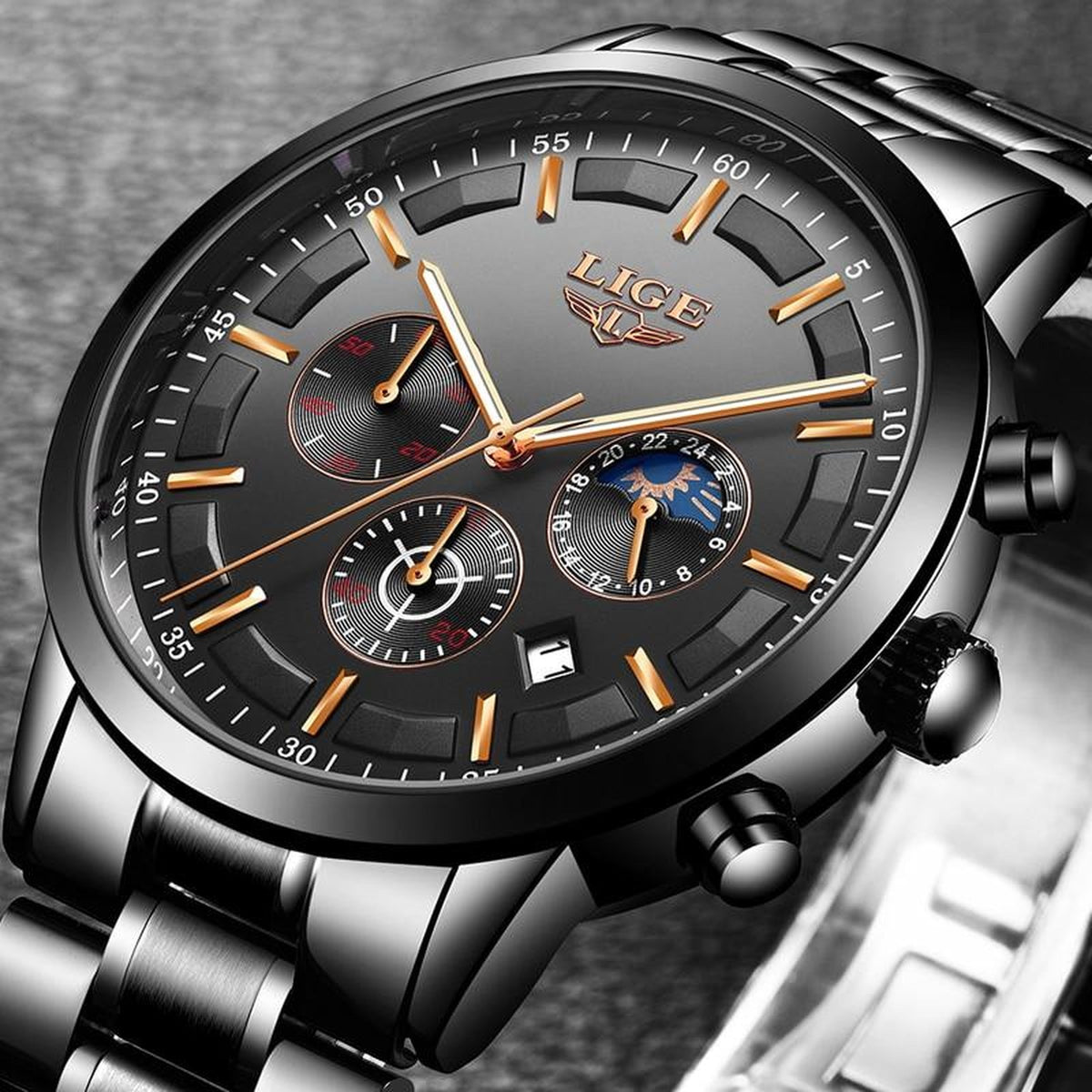 horloge – met de meegeleverde onderdelen