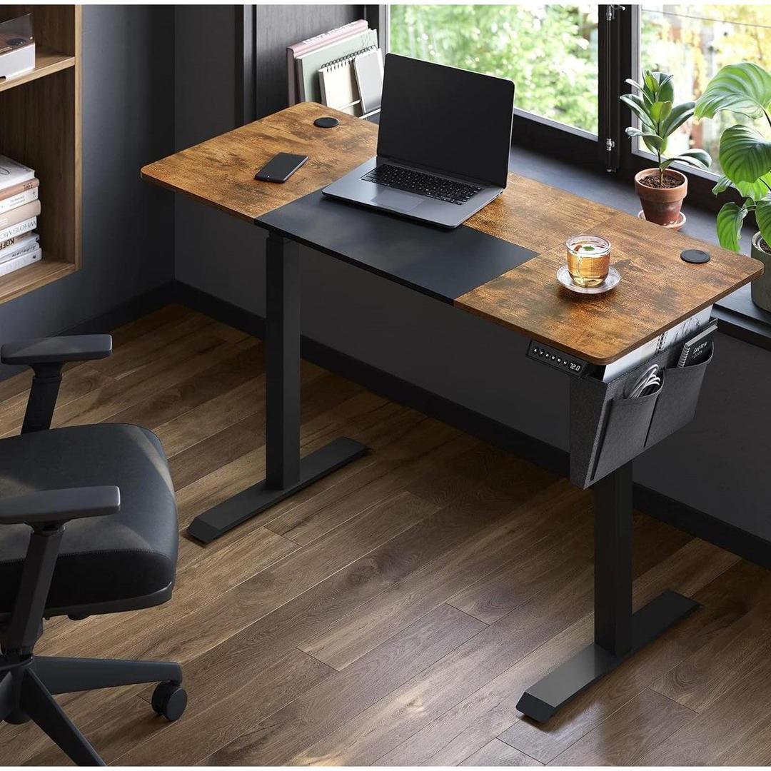 In hoogte verstelbaar bureau – elektrisch zit-sta – geschikt voor thuis of kantoor