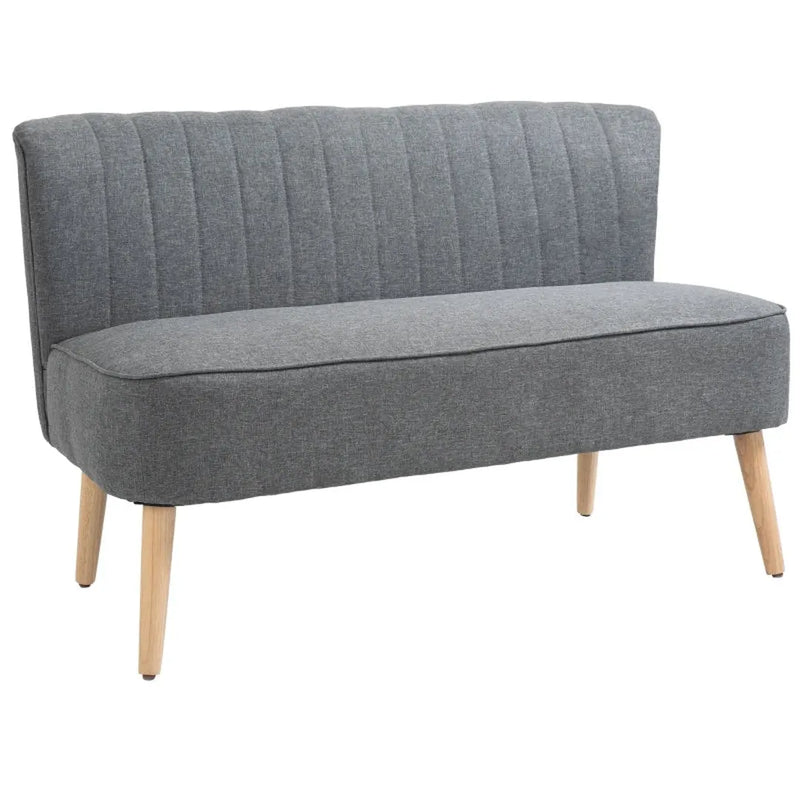 2-zits bank – zachte bekleding – onderhoudsvriendelijke stof – maximaal 150 kg – 117 x 56,5 x 77 cm