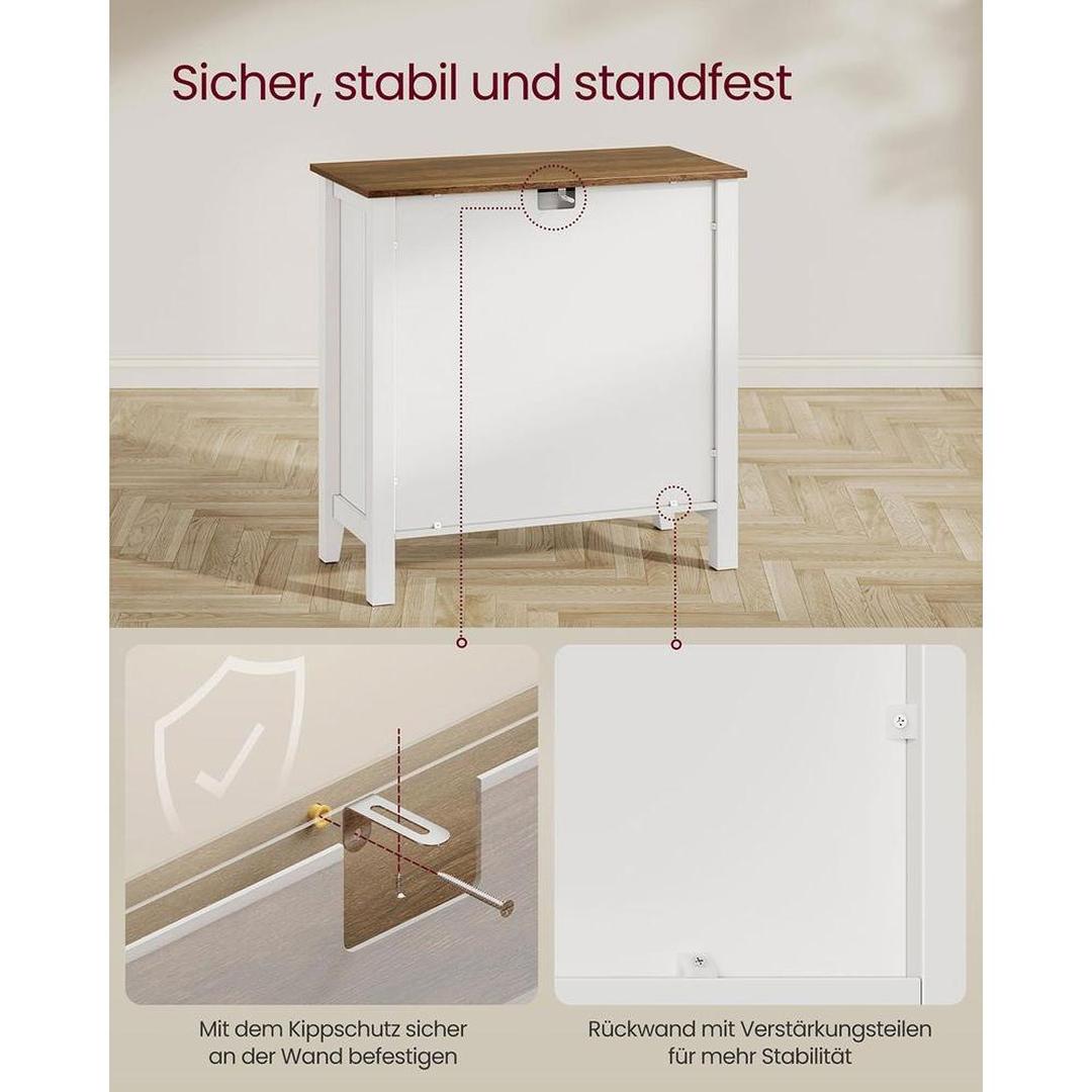 Dressoir met schuifdeuren en lade – landhuisstijl – keukenkast met verstelbare planken