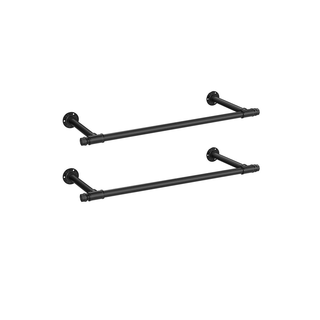 Wandgemonteerde Kledingstang – 170 cm Breed – Metalen Ophangstang voor Kleding en Jassen