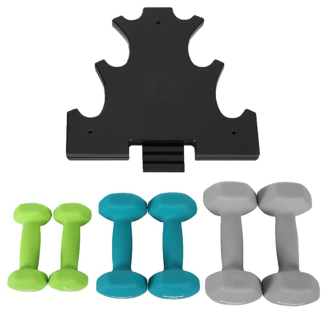 Dumbbell Set met Hantelrek – Verstelbare Korte Halters met Opbergstandaard voor Thuisfitness