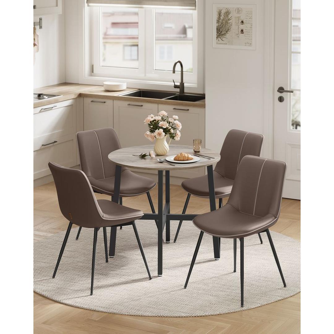 Ronde Keukentafel 80 × 75 cm – Compacte Eettafel voor Keuken of Eetkamer
