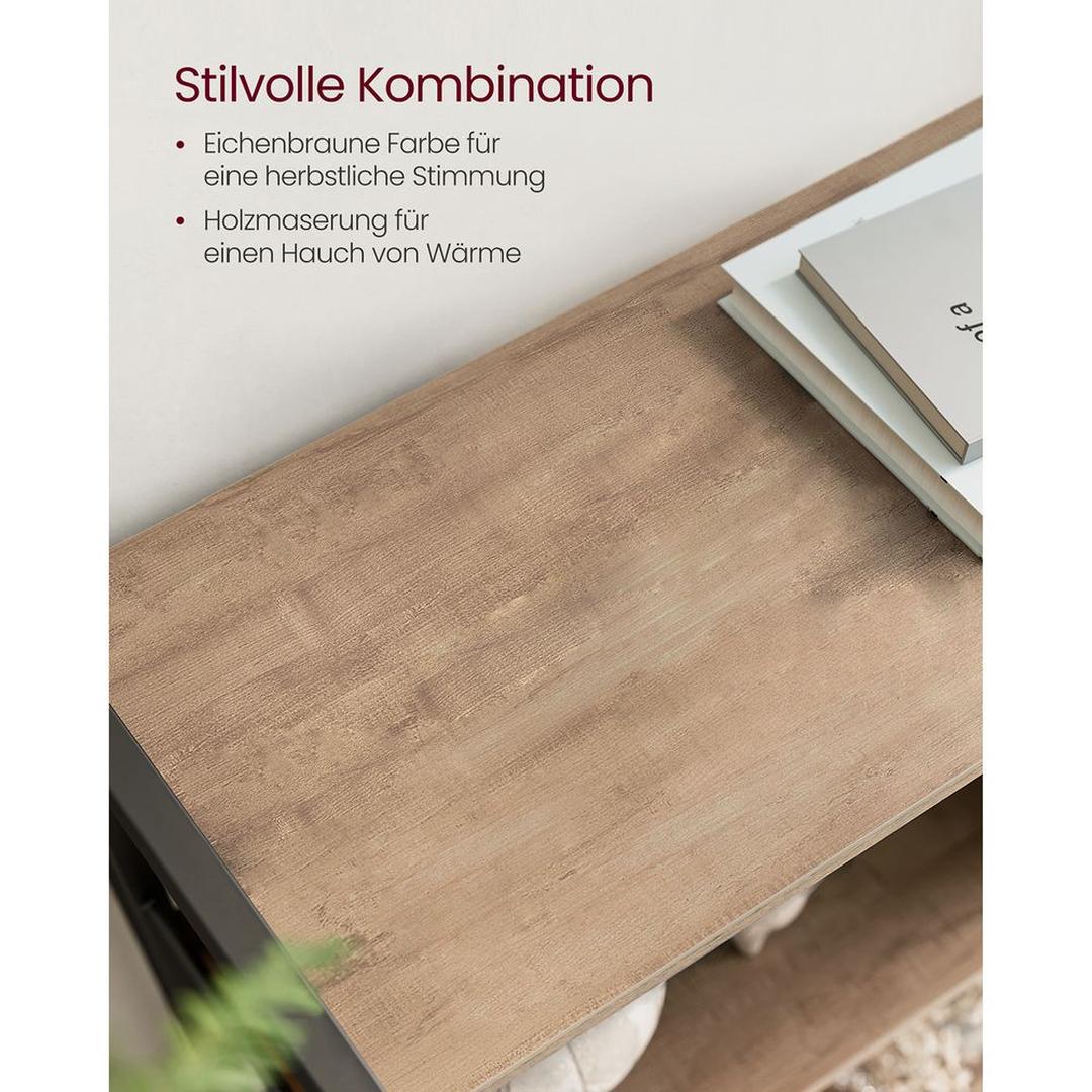 Boekenkast met 4 Legplanken – Open Opbergkast voor Woonkamer, Kantoor of Slaapkamer