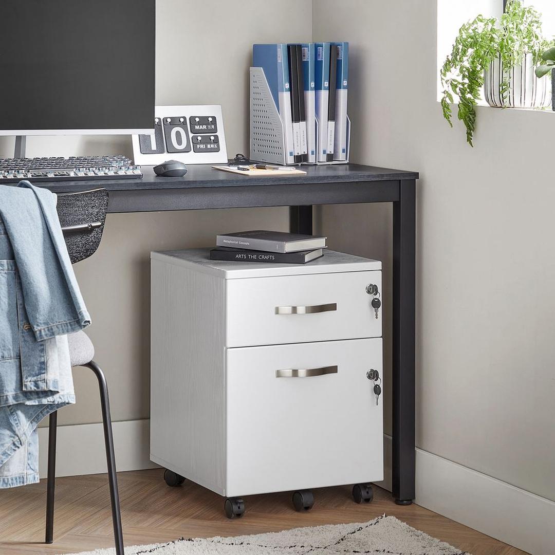 Verrijdbare Ladecontainer met Dubbele Slotfunctie – Afsluitbare Opbergunit op Wielen voor Kantoor en Thuis